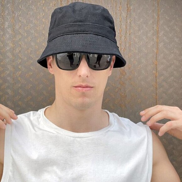 5 Pcs Hat Cap Cotton Fishing Boonie Brim visor Sun Summer Men Camping Outdoor - Picture 1 of 4